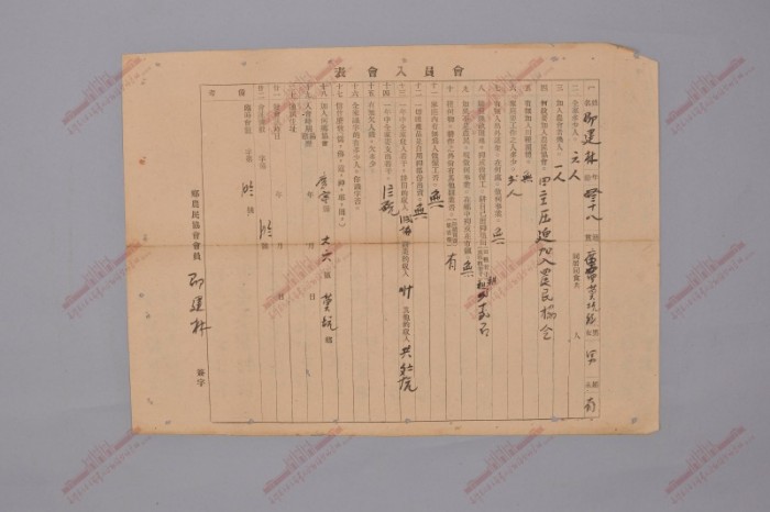 485.第一次国内革命战争时期邵建林的广宁农协会会员入会表.jpg